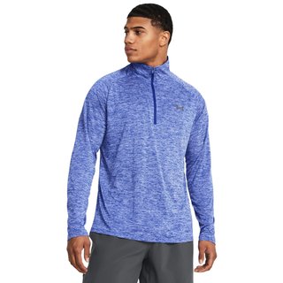 Under Armour Tech 2.0 1/2 Zip Herren Poloshirt, blau