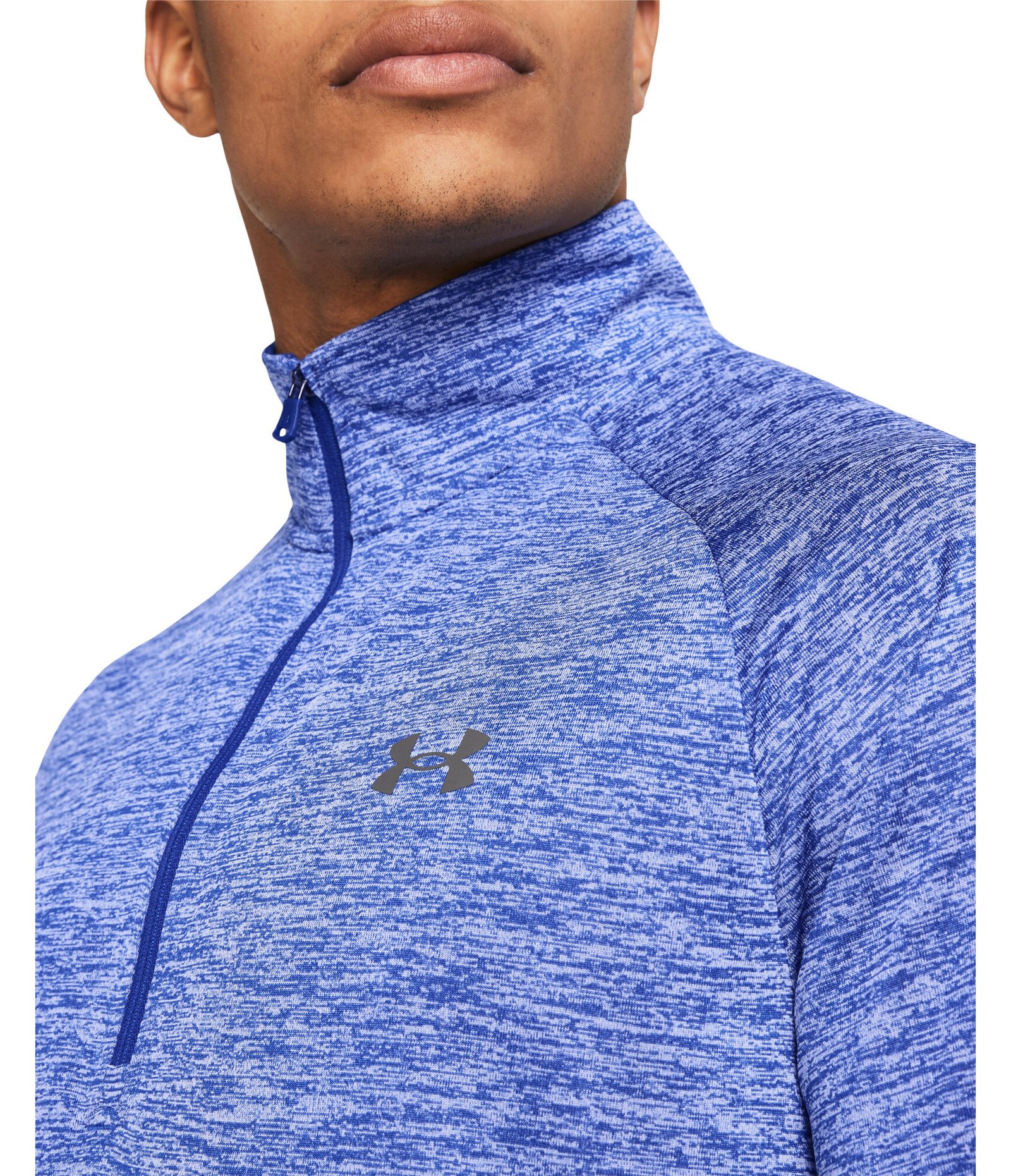Under Armour Tech 2.0 1/2 Zip Herren Poloshirt, blau