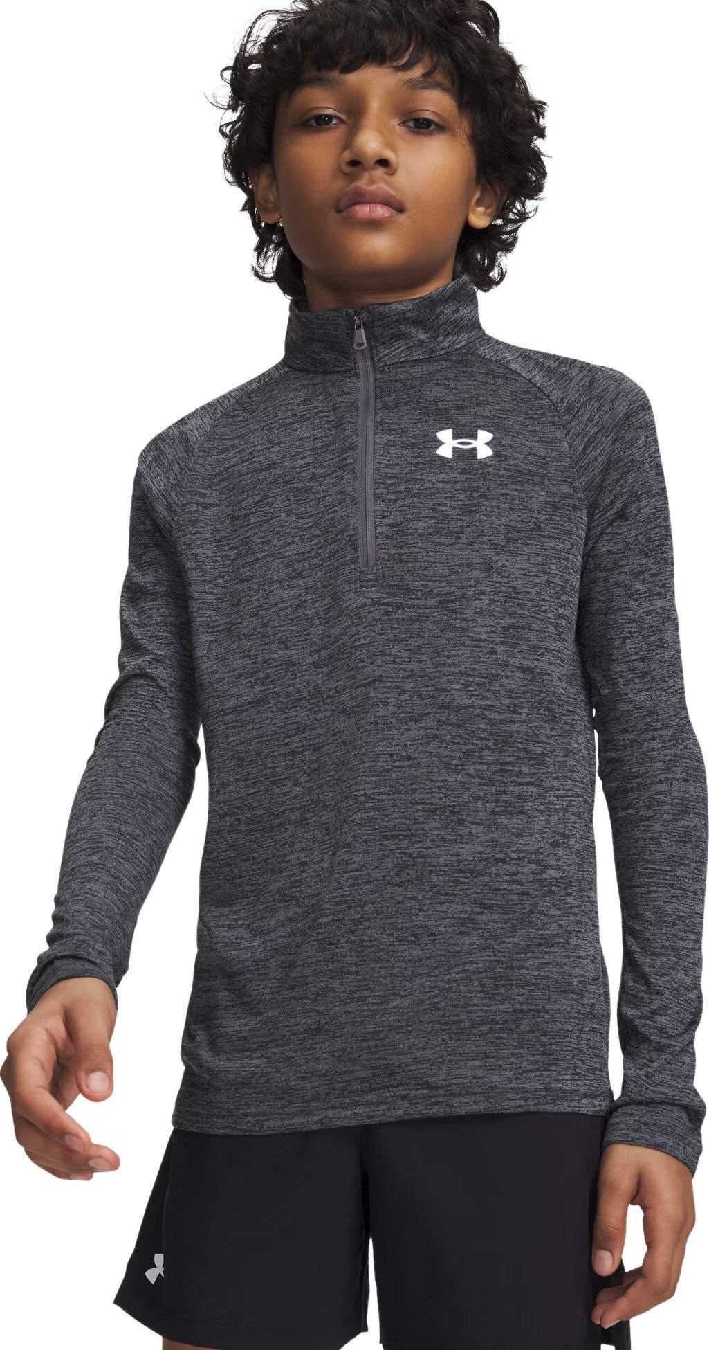 Under Armour Tech 2.0 1/2 Zip Junior Sweatshirt, grau