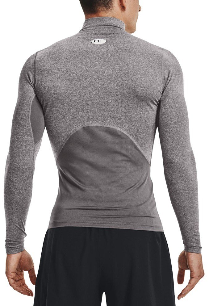 Under Armour CG Armour Fitted Mock Herren-Funktions-T-Shirt, grau