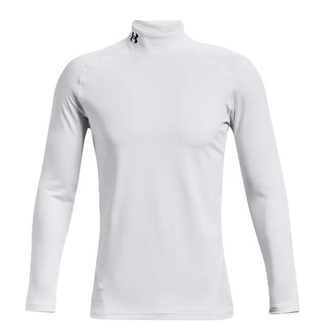Under Armour CG Armour Fitted Mock Herren-Funktions-T-Shirt, weiss