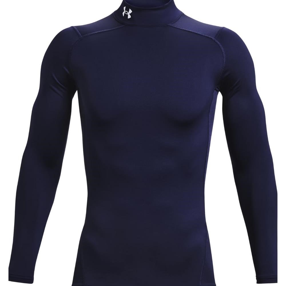 Under Armour ColdGear® Compression Mock Herren Winterkompressionsshirt, dunkelblau