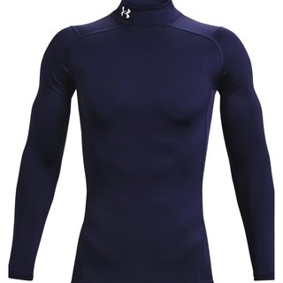 Under Armour ColdGear® Compression Mock Herren Winterkompressionsshirt, dunkelblau