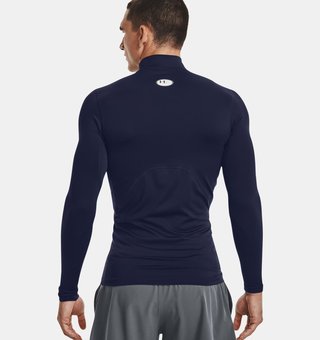 Under Armour ColdGear® Compression Mock Herren Winterkompressionsshirt, dunkelblau