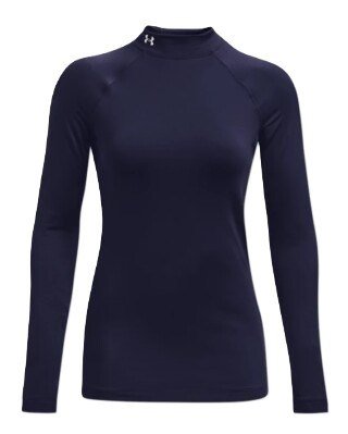 Under Armour Authentics Mockneck Oberteil mit Stehkragen, dunkelblau