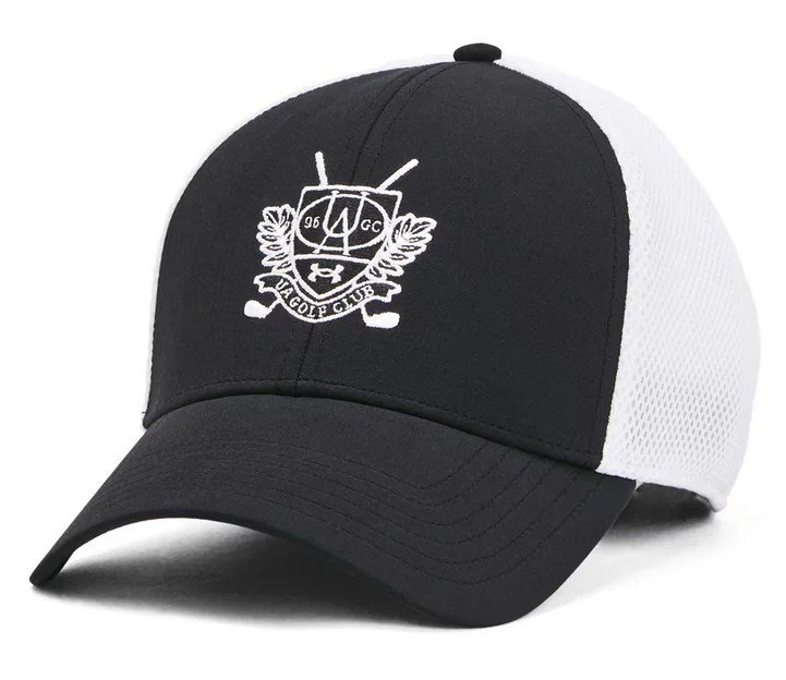 Under Armour Iso-chill Driver Mesh Herren Cap, schwarz/weiss