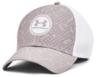 Under Armour Iso-chill Driver Mesh Herren Cap, weiss/grau