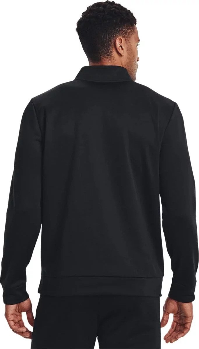 Under Armour Fleece 1/4 Zip Herren Sweatshirt, schwarz