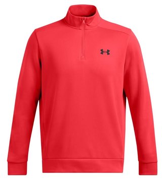 Under Armour Fleece 1/4 zip Herren Sweatshirt, rot