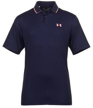 Under Armour Iso-Chill Herren Poloshirt, midnigt navy/flare orange