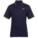 Under Armour Iso-Chill Herren Poloshirt, midnigt navy/flare orange