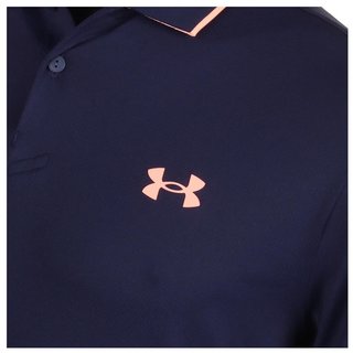 Under Armour Iso-Chill Herren Poloshirt, midnigt navy/flare orange