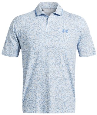 Under Armour Iso-Chill Herren Poloshirt, weiss/retro blau