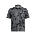 Under Armour Playoff 3.0 Printed Herren Poloshirt, schwarz