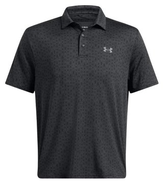 Under Armour Playoff 3.0 Printed Herren Poloshirt, anthracite/black/castlerock