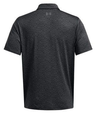 Under Armour Playoff 3.0 Printed Herren Poloshirt, anthracite/black/castlerock