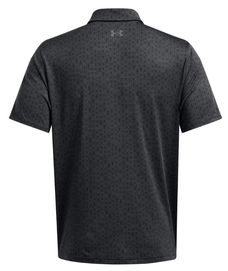 Under Armour Playoff 3.0 Printed Herren Poloshirt, anthracite/black/castlerock