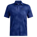 Under Armour Playoff 3.0 Printed Herren Poloshirt, blau/schwarz