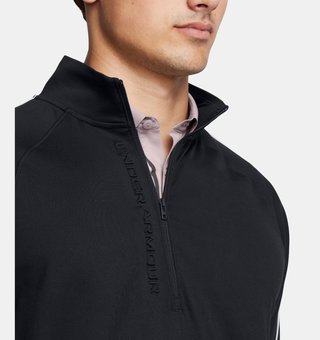 Under Armour Storm Midlayer 1/2 Zip Herren Sweatshirt, schwarz