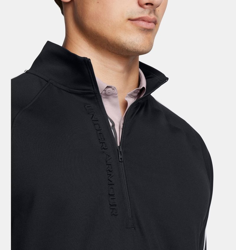 Under Armour Storm Midlayer 1/2 Zip Herren Sweatshirt, schwarz