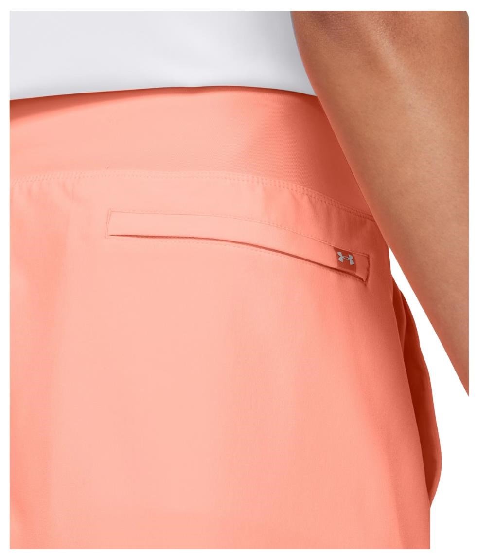 Under Armour Empower Damen Golfrock, flare orange/halo gray