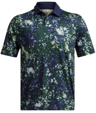 Under Armour T2G Printed Herren Poloshirt, retro green/midnight navy