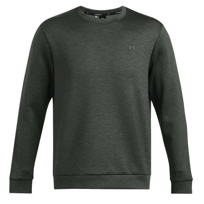 Under Armour Drive Midlayer Crew Herren Sweatshirt, waldgrün