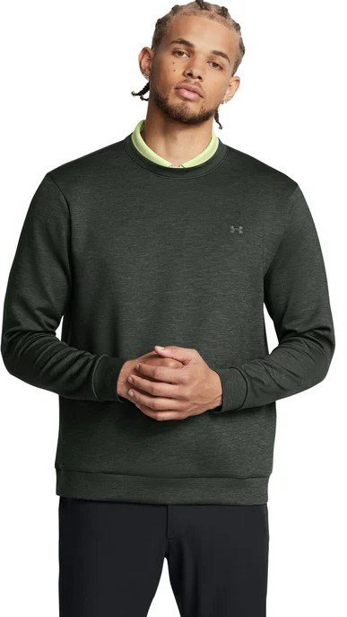 Under Armour Drive Midlayer Crew Herren Sweatshirt, waldgrün