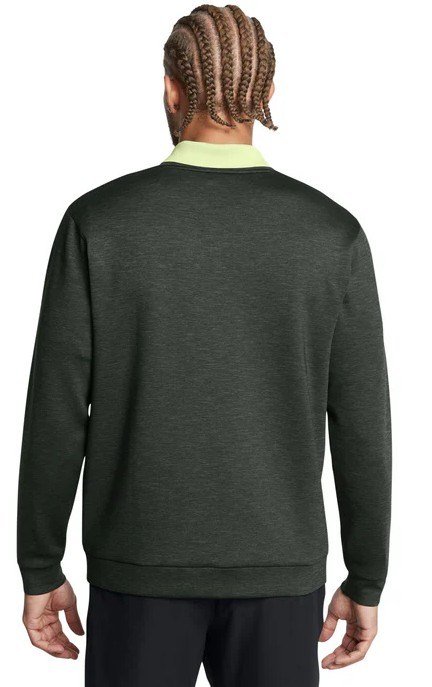 Under Armour Drive Midlayer Crew Herren Sweatshirt, waldgrün