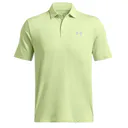 Under Armour Playoff 3.0 Check Jaquard Herren Poloshirt, hellgrün