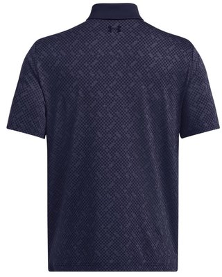 Under Armour Playoff 3.0 Check Jaquard Herren Poloshirt, midnight navy