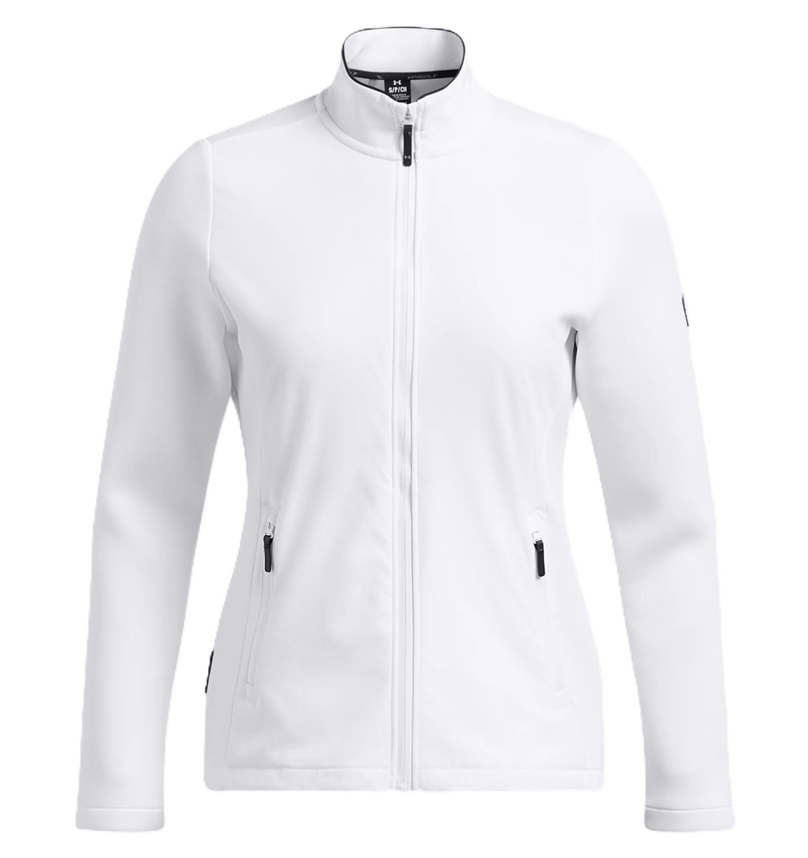 Under Armour Drive Pro Storm Hybrid full zip Damenjacke, weiss