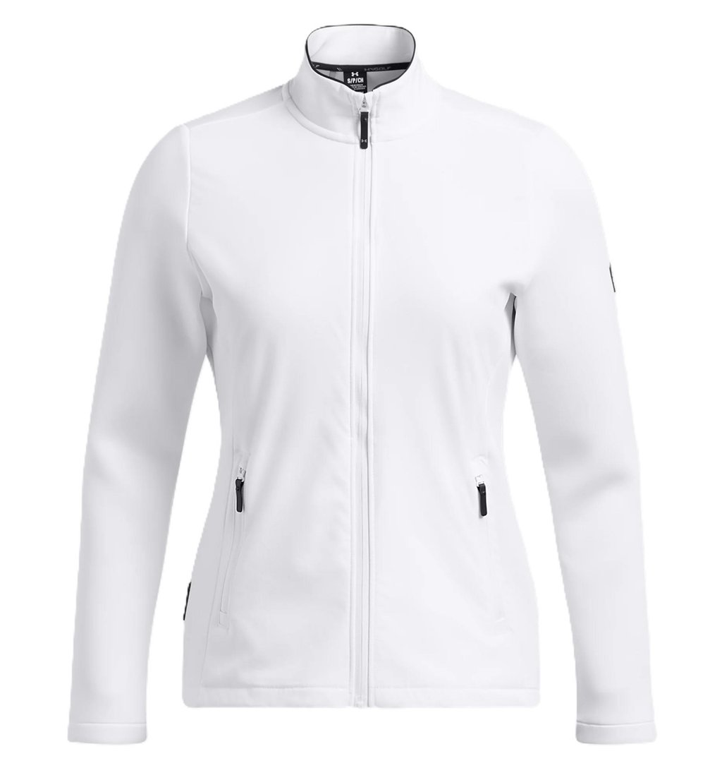 Under Armour Drive Pro Storm Hybrid full zip Damenjacke, weiss