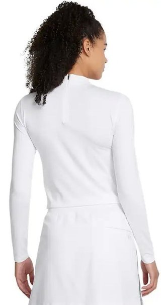 Under Armour Drive LS Mock Damen Thermo Shirt, weiss