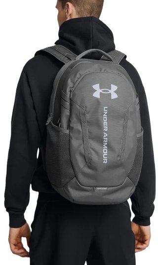 Under Armour Hustle 6.0 Backpack unisex Rucksack, grau