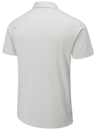 PING Halcyon Honeycomb Herren Poloshirt, silver multi