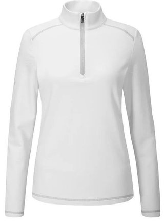 PING Sonya Fleece Damen Poloshirt, weiss