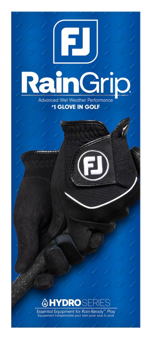 FootJoy RainGrip Damen Handschuh (1 Paar), schwarz