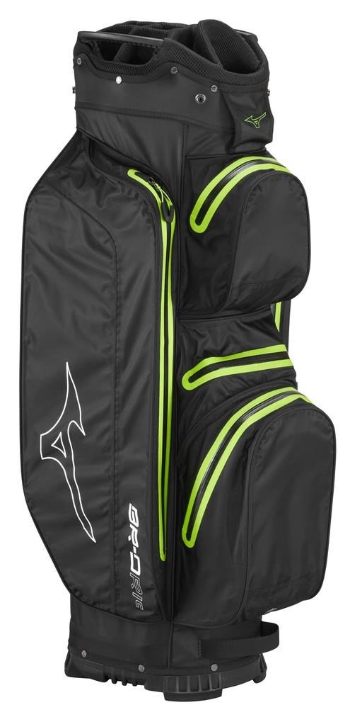 Mizuno BR-DRI Cartbag, schwarz/grün
