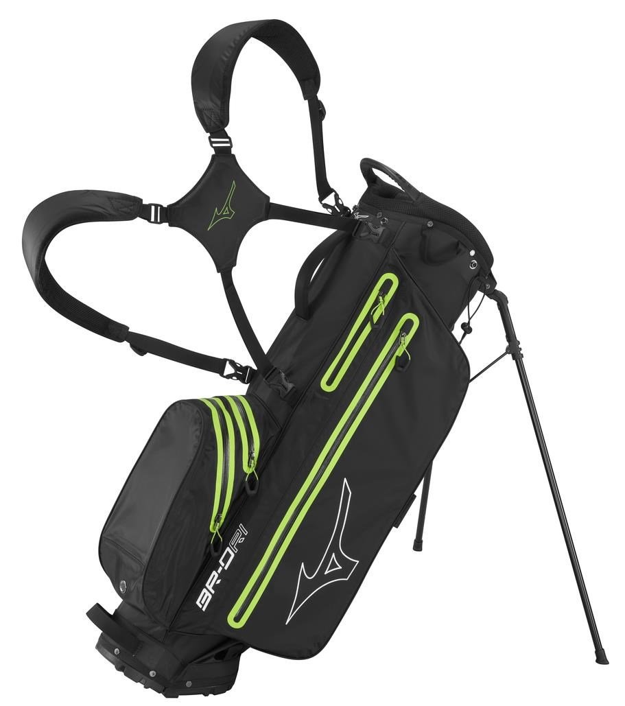 Mizuno BR-DRI Standbag, schwarz/grün