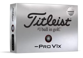 Titleist Pro V1x Left Dash Performance Alignment Black Golfbälle