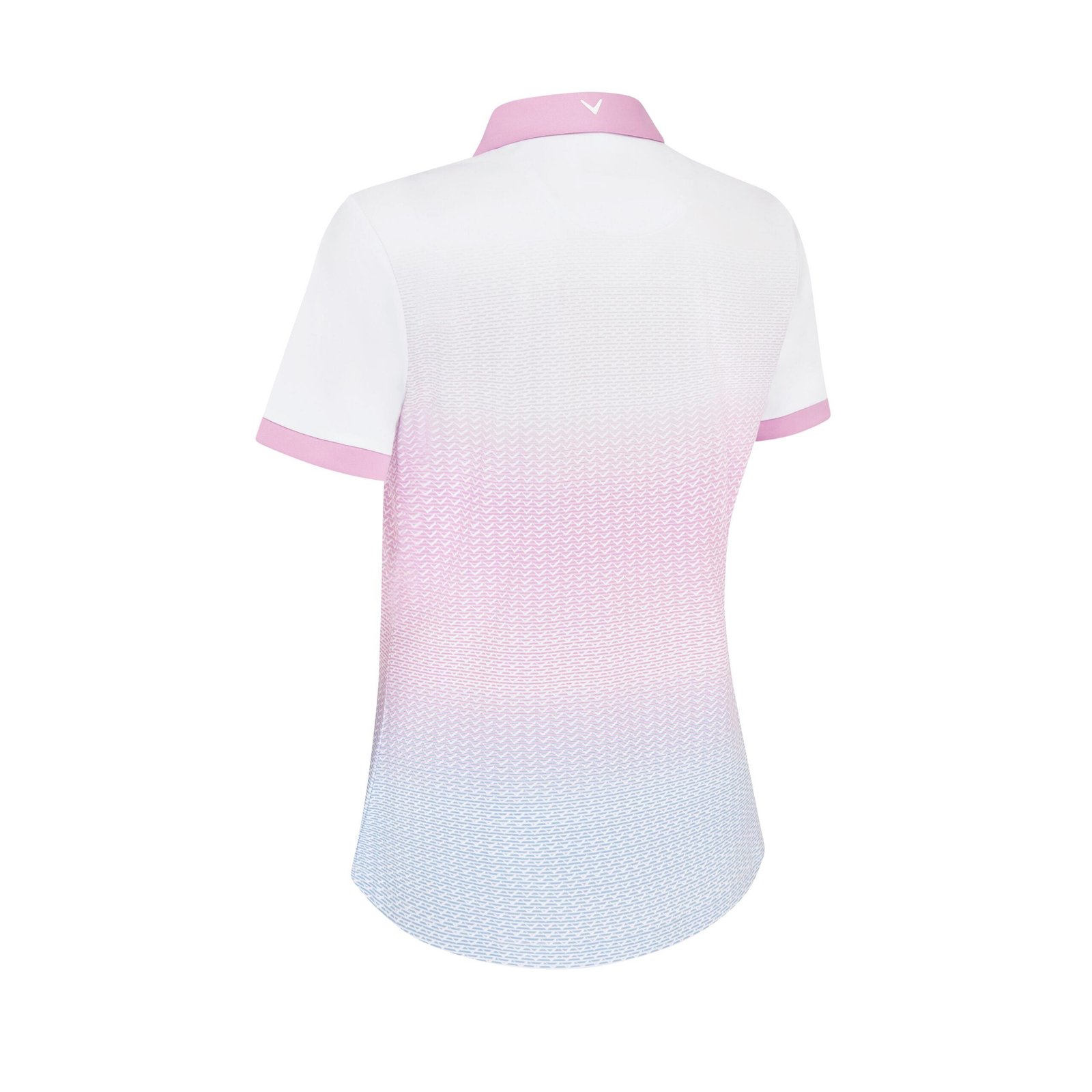 Callaway Linear Petals Damen Poloshirt, weiss