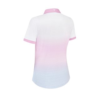 Callaway Linear Petals Damen Poloshirt, weiss