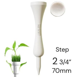 Lignum Tee Ecoline White Plastiktees 70 mm, weiss, 12 Stk.
