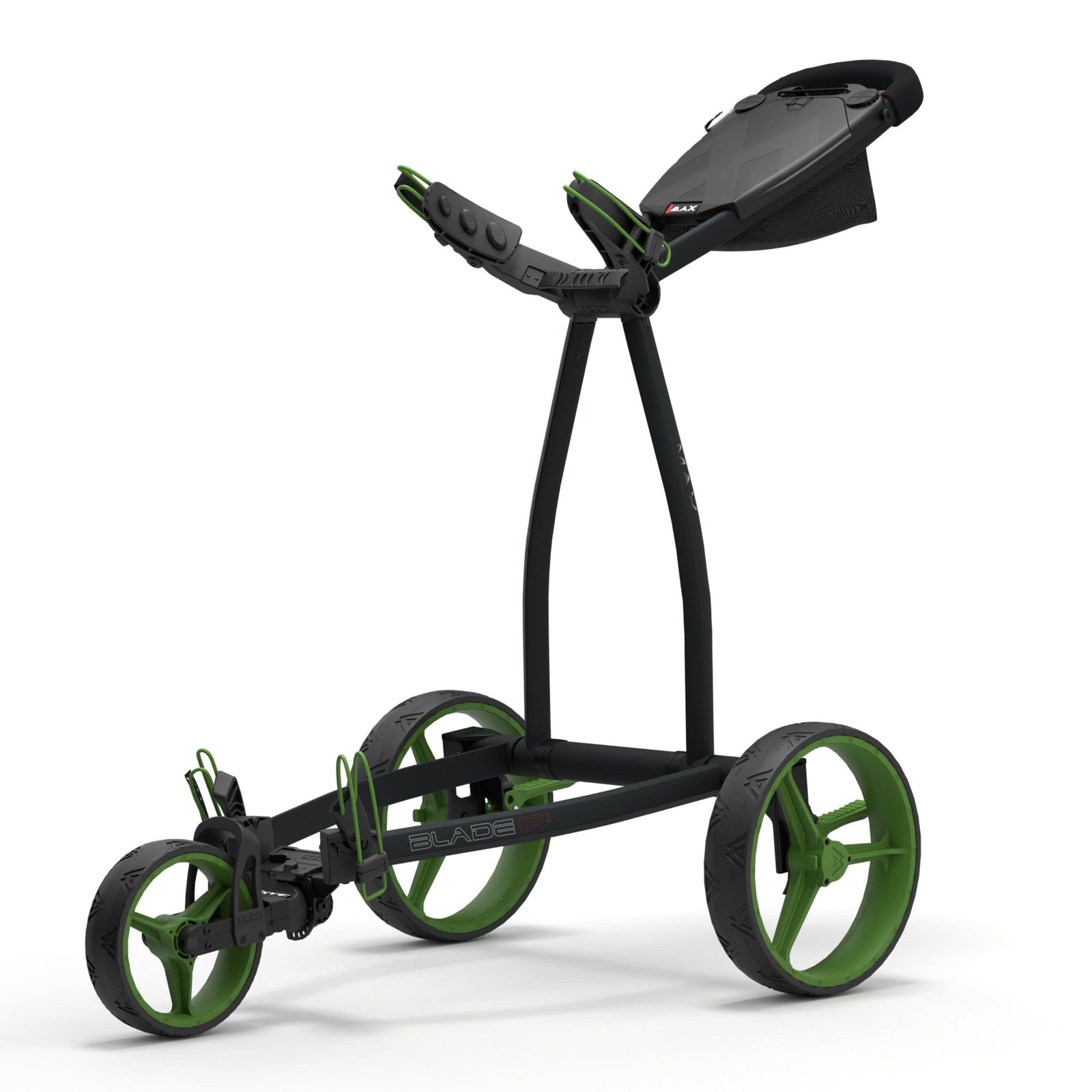 Big Max Blade IP 2 Golf Trolley, schwarz/limette