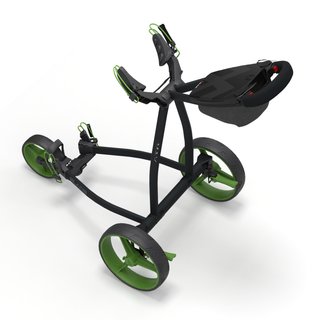 Big Max Blade IP 2 Golf Trolley, schwarz/limette