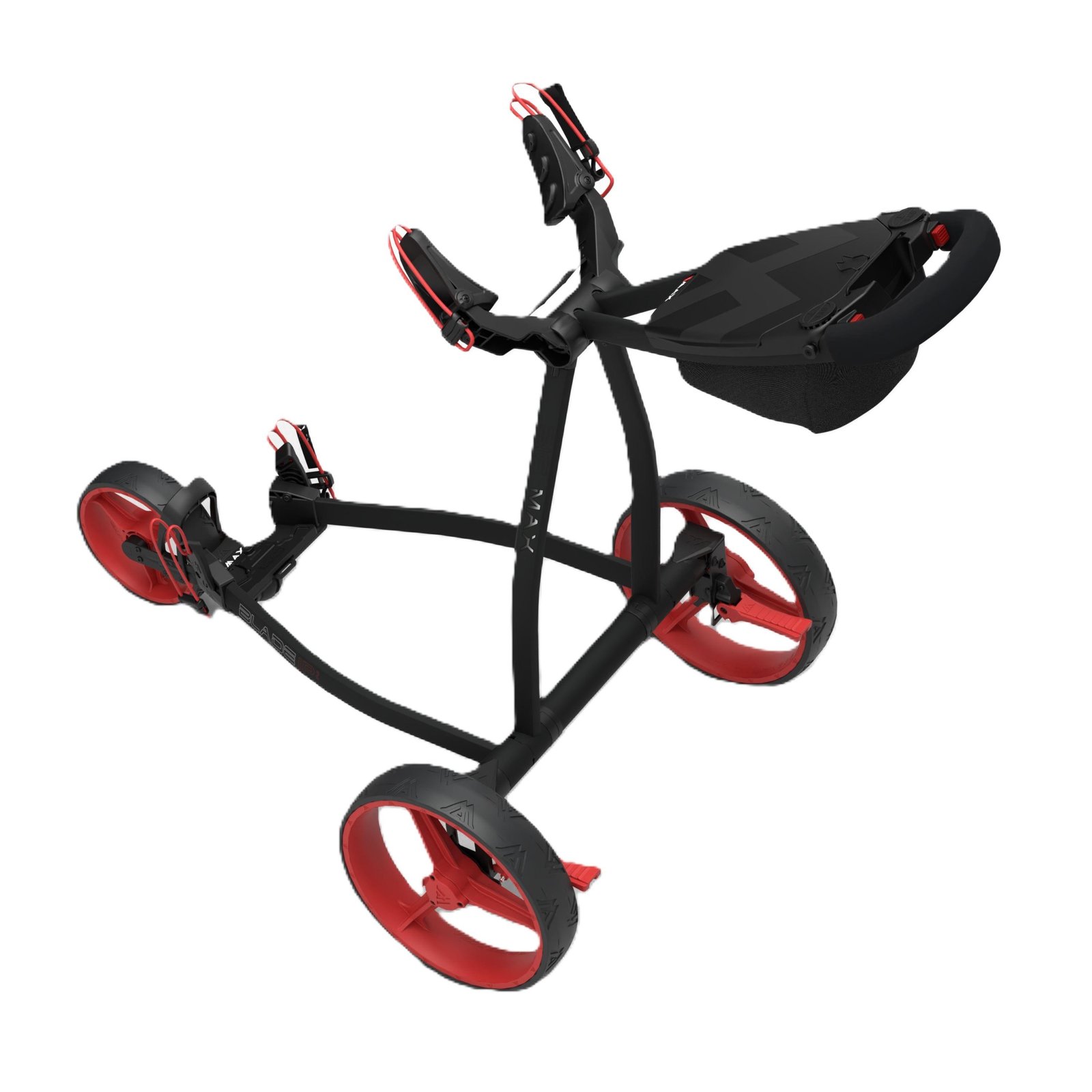 Big Max Blade IP 2 Golf Trolley, schwarz/rot