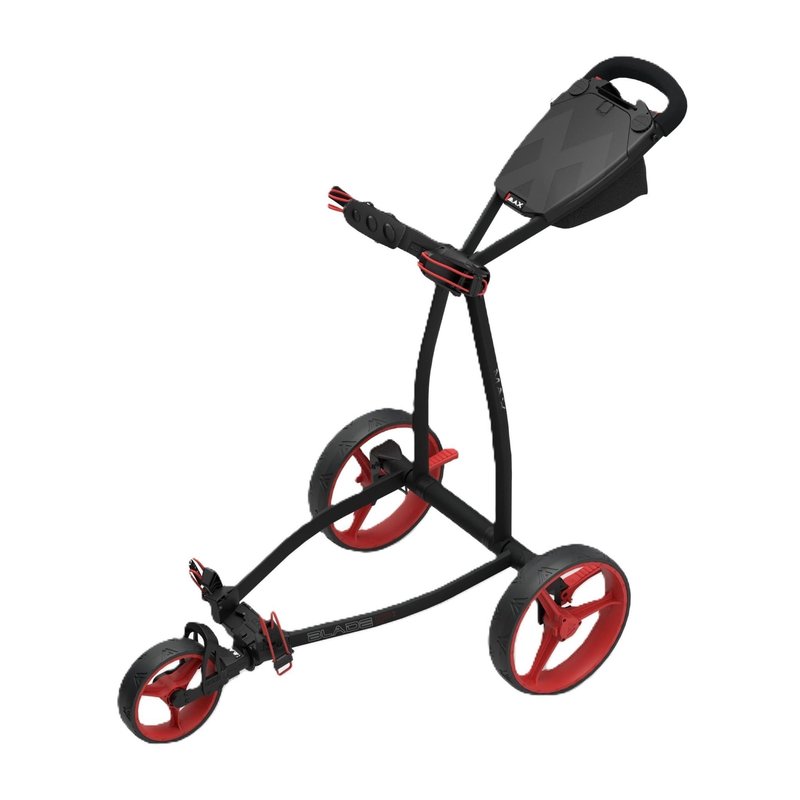 Big Max Blade IP 2 Golf Trolley, schwarz/rot
