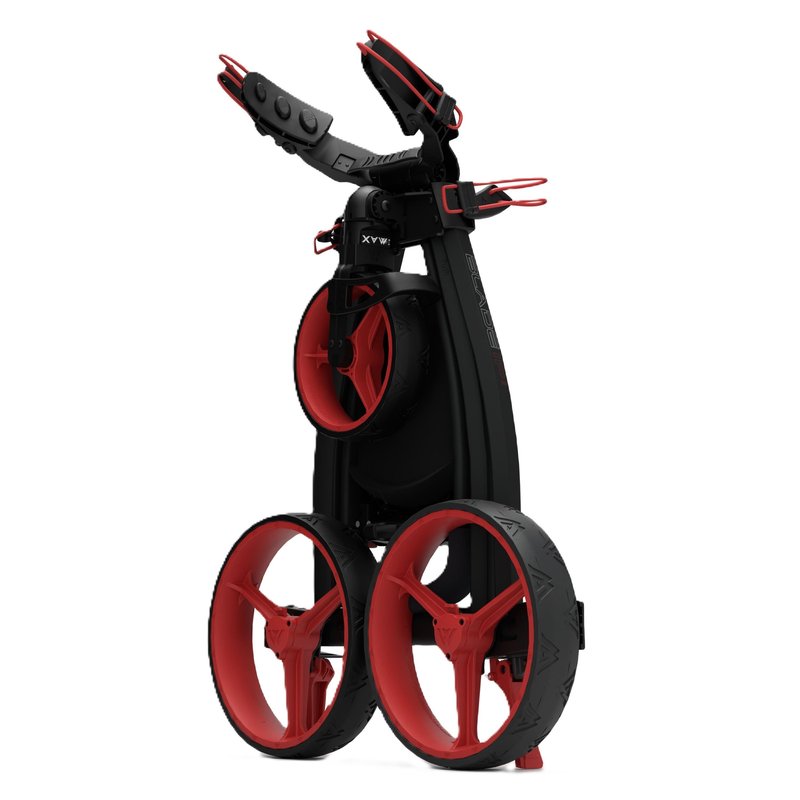 Big Max Blade IP 2 Golf Trolley, schwarz/rot
