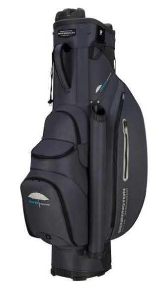 Bennington QO 9 Water Resistant cart bag, navy/silver